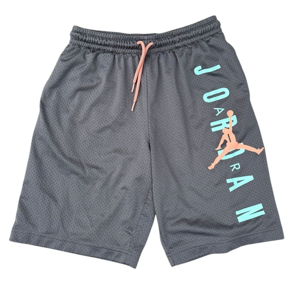 Nike Jordan Grey Basketball Shorts Boy’s Sz L